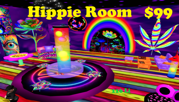 Hippie Room Psychedelic 