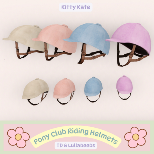 {KK} TD & Lullabeebs Riding Pony Helmet Set