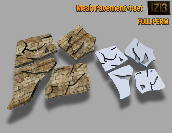 Mesh Pavement 4 Set - Full Perm