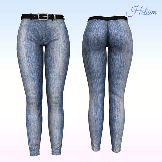 Washed Denim Jeans Kupra