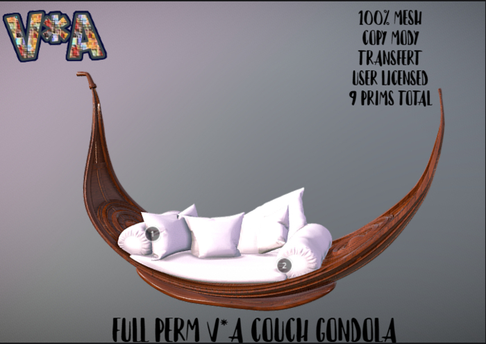 FULL PERM V*A COUCH GONDOLA