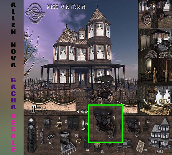 07-[C.YFashion]*MISS VIKTORIA* Antique Car - SALE !