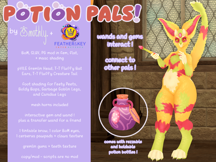 mothly. + F&K - potion pals - mirage
