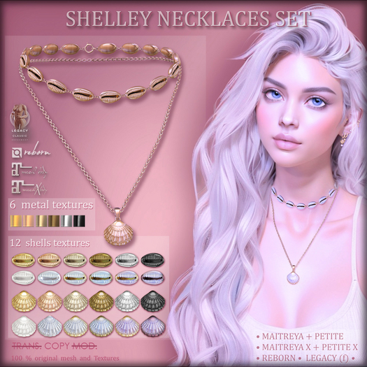 *AvaWay* SHELLEY Necklaces Set