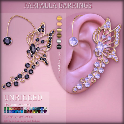 *AvaWay* FARFALLA Earrings