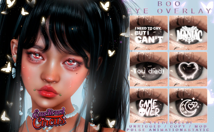 EMOTIONAL CIRCUS - BOO EYE OVERLAY PACK