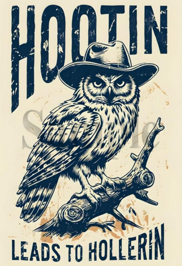 POSTER - Hootin and Hollerin