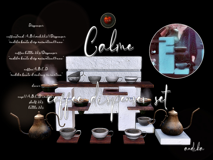 **wear//andika[calme]coffee dispenser Set