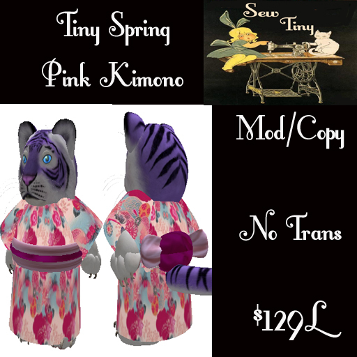 Tiny Spring Pink Kimono
