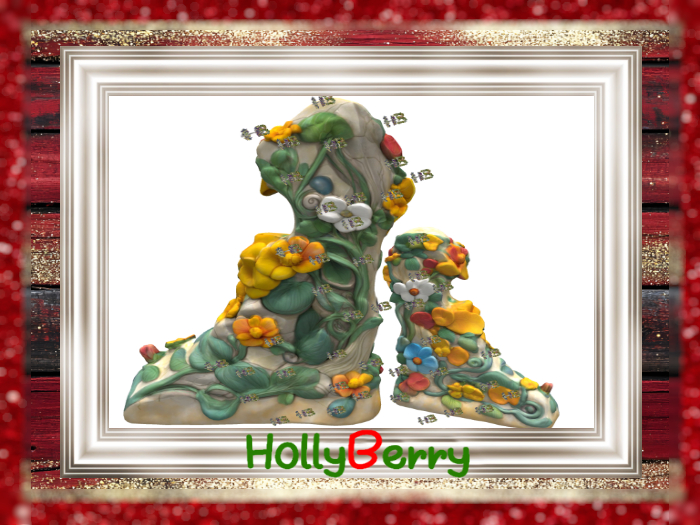 HB: Stone Floral Statue FuLL PERM