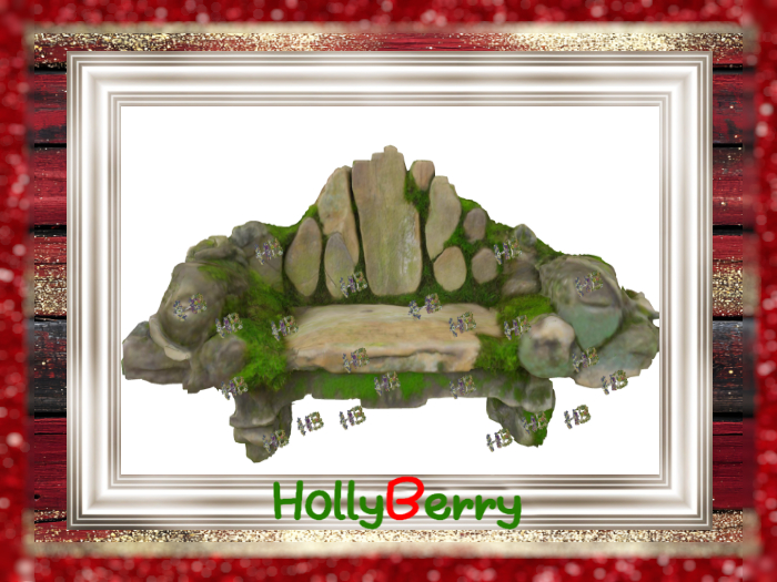 HB: Stone Moss Bench FuLL PERM