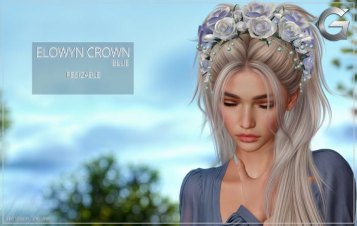 {geek} Elowyn Crown - Blue