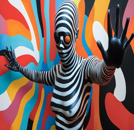 POSTER ART MODERN PSYCHEDELIC PERSONNAGE (14)