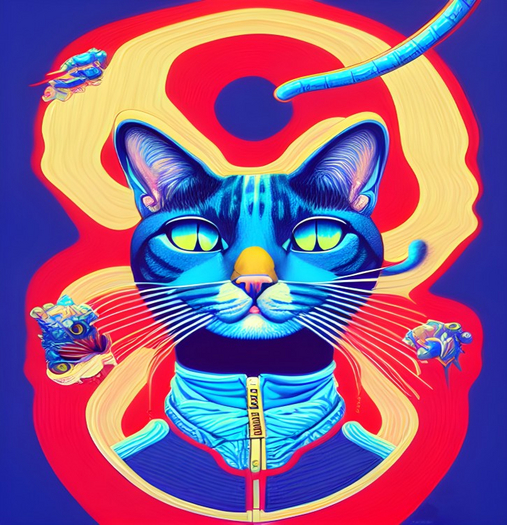 POSTER ART MODERN PSYCHEDELIC PERSONNAGE (20)