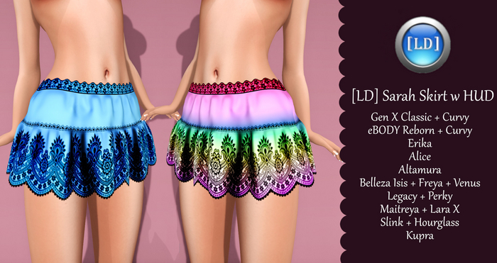[LD] Sarah Skirt with HUD