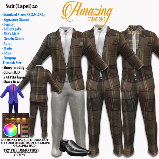 AmAzINg CrEaTiOnS Suit (Lapel) 20