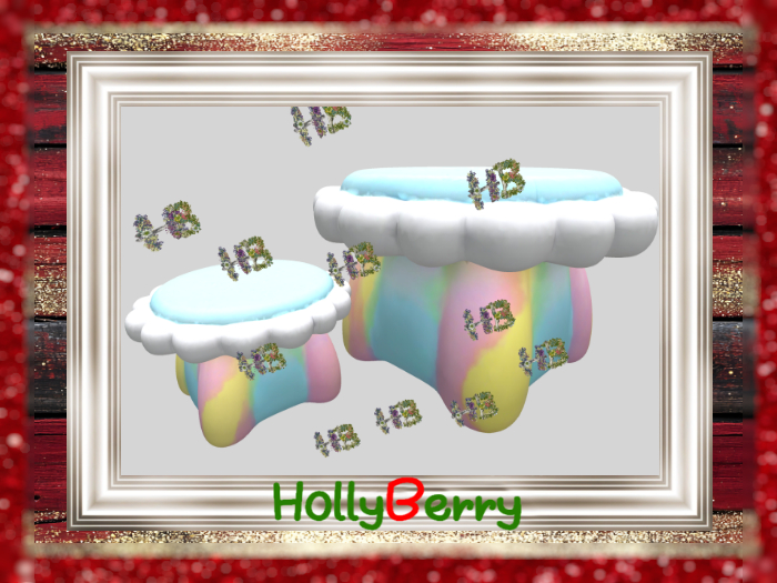 HB: Rainbow Stool prop FuLL PERM