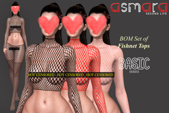 BOM Fishnets TOP : BASIC Series