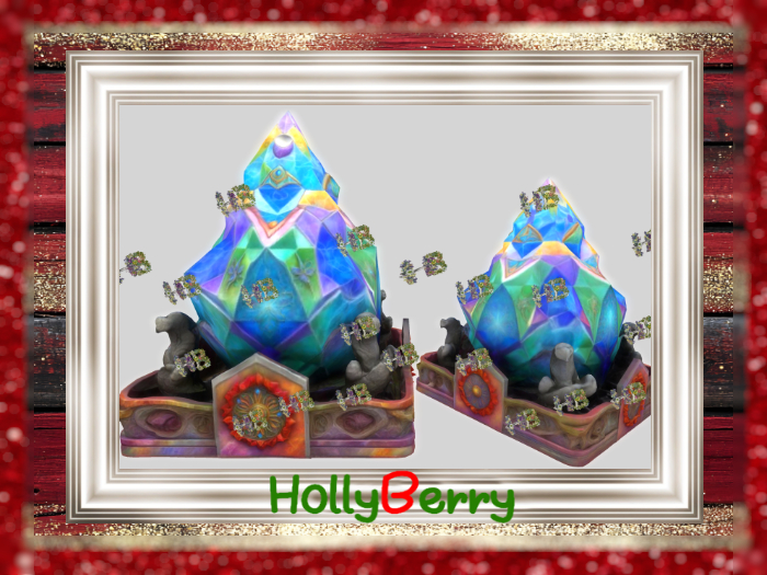 HB: Colorful Stone Sculpture F FuLL PERM