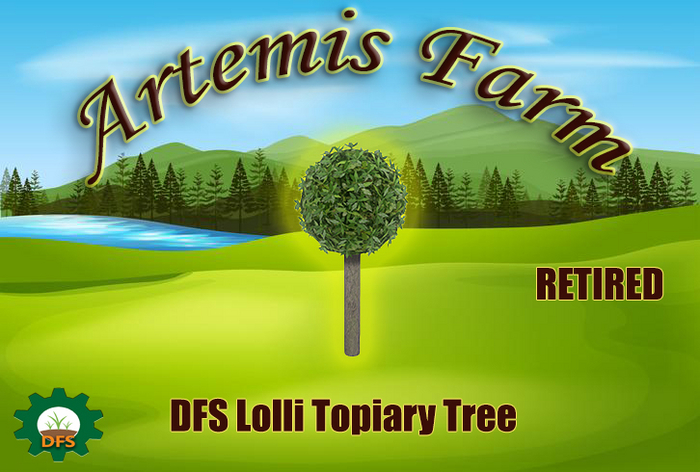 DFS Lolli Topiary Tree -  ULTRA RARE COLLECTIBLE LIMITED
