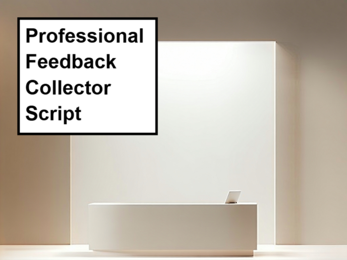 Feedback Collector Script FULL PERM EchoPulse