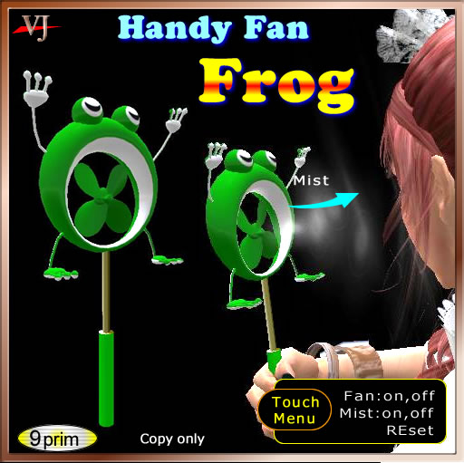 Handy Fan Frog2