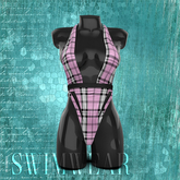 Pink Plaid Scarlett Reborn