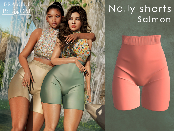 B&B: Nelly shorts (salmon) 