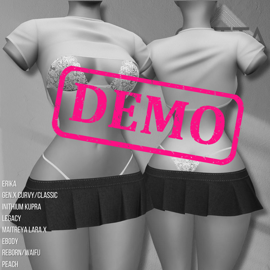 ::: [GYTTA] ::: DEMO 2025 # 110 - Top, Skirt & Lingerie