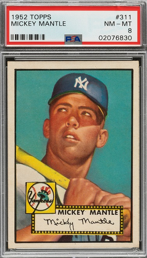 Baseball Card-Mickey Mantle