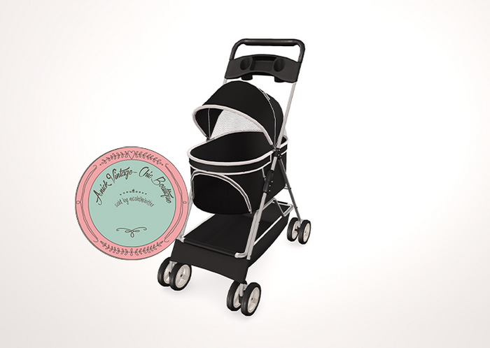 .W. Kitty Essentials - Cat Stroller (RARE2)