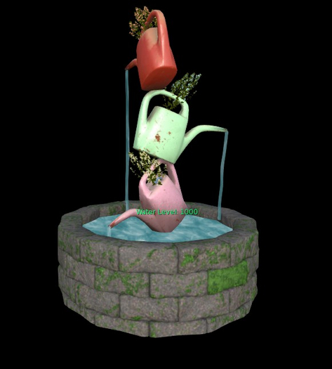 DFS Water Barrel - Watering Can Fountain (FSB#49)