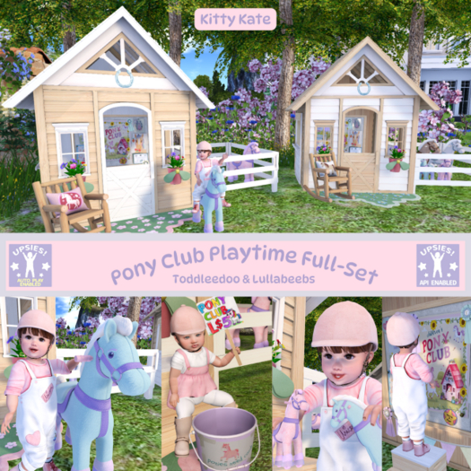 {KK TD & Lullabeebs Pony Club Playhouse FULL SET - Upsies API & Autoplay