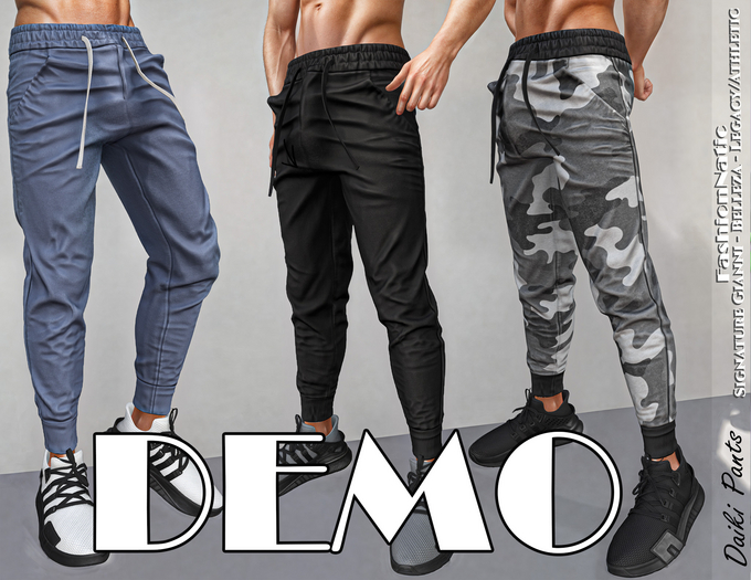 Demo Pants Daiki Men's Fatpack Colors - Signature Gianni, Belleza Jake, Legacy, Athletic - FashionNatic
