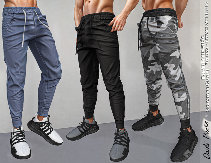 Pants Daiki Men's Fatpack Colors - Signature Gianni, Belleza Jake, Legacy, Athletic - FashionNatic