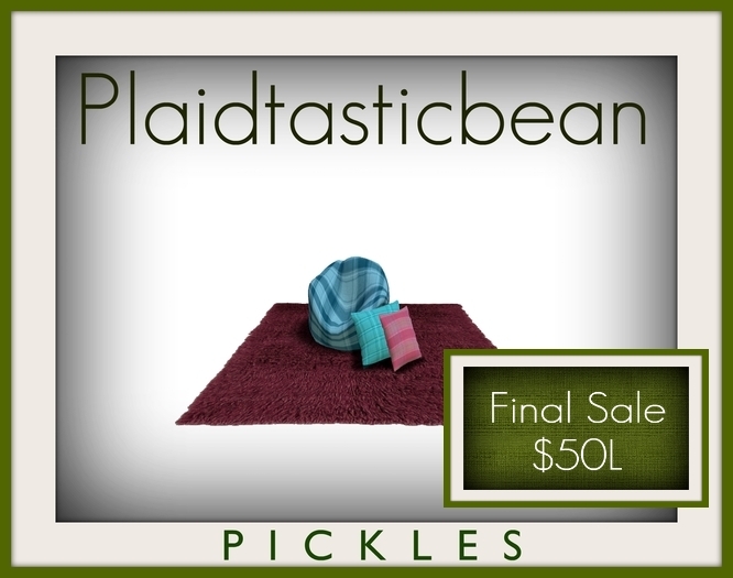 *PICKLES*  Plaidtasticbean - ON SALE!