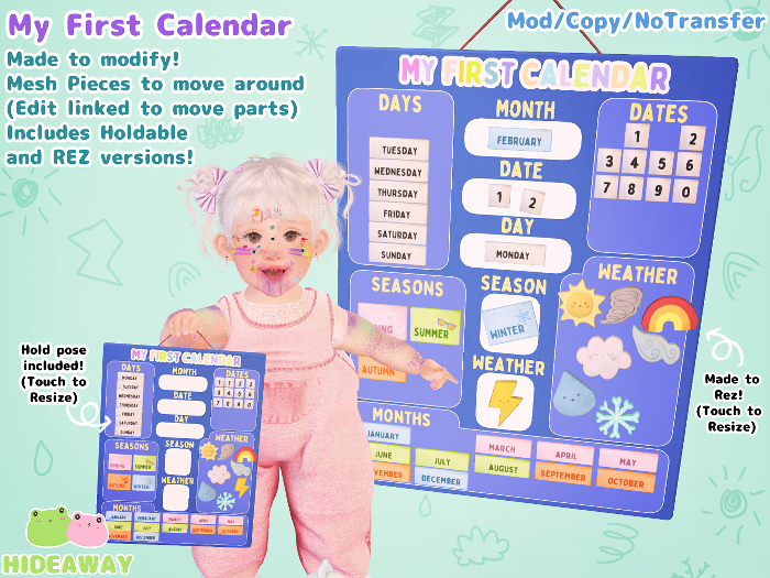 [Hideaway] My First Calendar