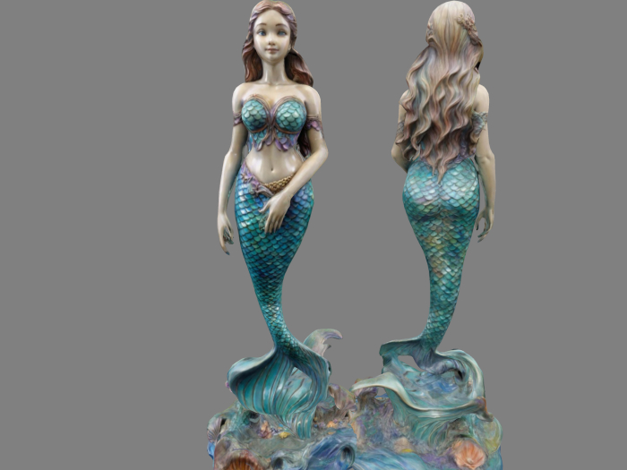 Mermaid Statue FULL PERM
