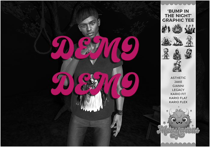{Monstarous} Bump In The Night Tee DEMO