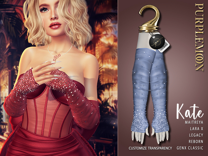 :: pm :: Kate Gloves BLUE