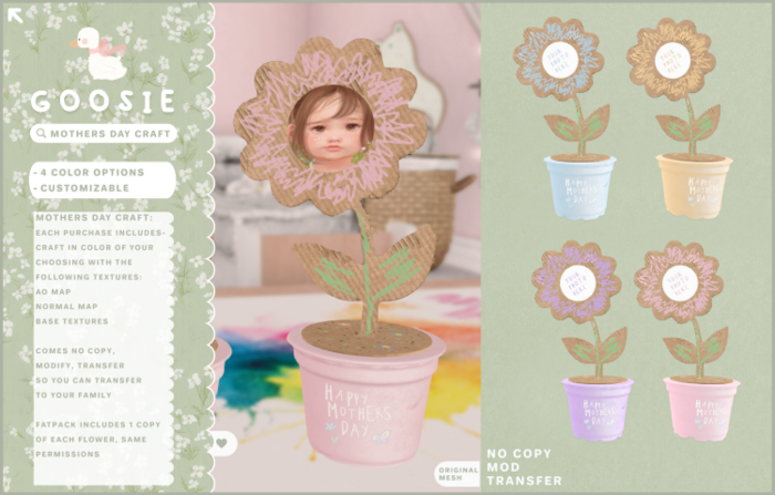 Goosie - Mothers Day Craft - Fatpack - Unpack