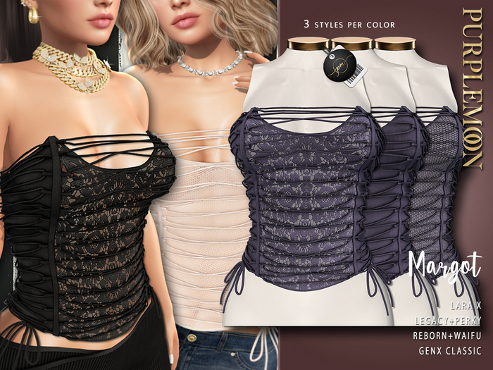 :: pm :: Margot Corset -blue- 