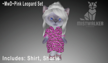 ~MwD~ Pink Leopard Shirt set(ADD ME)