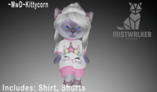 ~MwD~ Kittycorn Tshirt set(ADD ME)