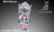 ~MwD~ Hellocorn Tshirt set(ADD ME)