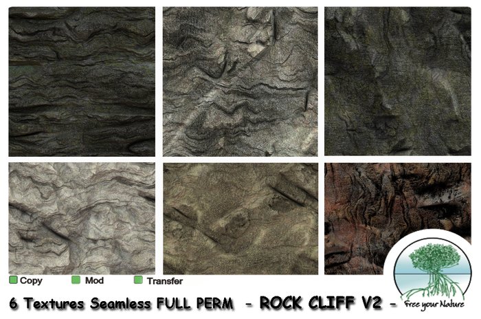 FYN Texture - ROCK CLIFF - B
