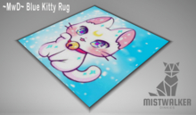 ~MwD~ Blue Kitty rug (ADD ME)