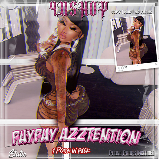 4UShop- PayPay Azztention Pose