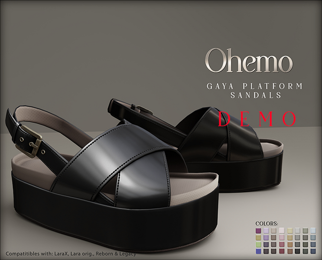Ohemo - Gaya platform sandals - DEMO (Add me)