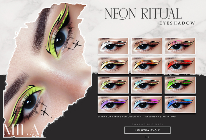 .MILA. Neon Ritual Eyeshadow [LeLutka EvoX HD]